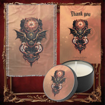 Mystical time travel with wings, steampunk watch.