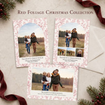 Elegant Red Foliage Christmas 