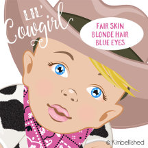 Lil' Cowgirl Baby Shower {Fair/Blonde/Blue Eyes}