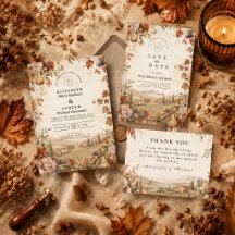 Whimsical Boho Autumn Wedding