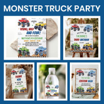 Monster Truck Birthday Party
