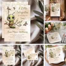 Cute Whimsical Caterpillar Baby Shower