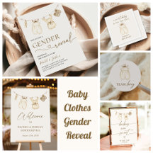 Boho Baby Clothes Gender Reveal