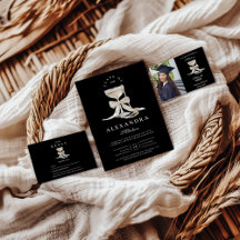 Elegant Coquette Pearl Graduation