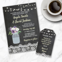 Mason Jar & Lace Chalk Collection