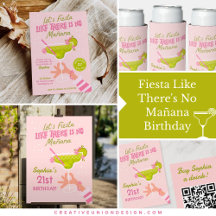 Fiesta Like There's No Mañana Margarita Birthday