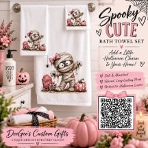Halloween Bath Towel Sets