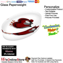 Glass Paperweights (Customizable)