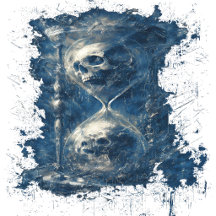 Skull Hourglass Memento Mori Dark Art Collection