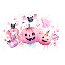 Pink Halloween