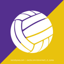 purple and gold volleyball team colors
