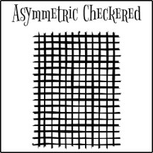  Irregular Black and White Asymmetric Checkered