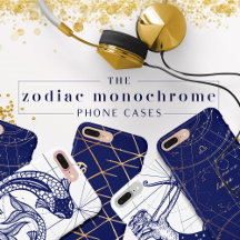 Zodiac Monochrome Collection (Phone Cases)