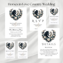 Country Wedding-Horses in Love 