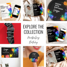 Paintballing Birthday