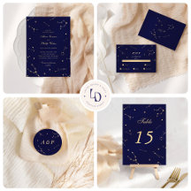 Elegant Constellation Celestial Wedding