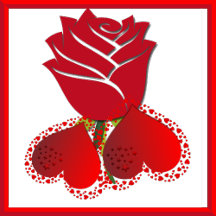 Red Roses Romantic Hearts Valentine's  Day Gifts