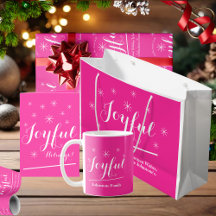 Joyful Pink Christmas Collection.