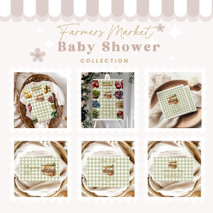 Cartão De Informações Registro de Chás de fraldas do Mercado dos Agricul