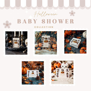 Cartão De Informações Rustic Halloween Skeleton Diapper Raffle