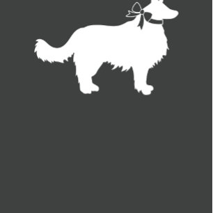 Convite Chá de fraldas de Cachorro Collie Rosa