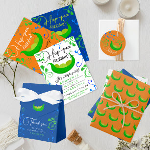 Convite Ervilhas Em Triplos Laranja Legal De Pod Ou Partid