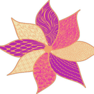 Adesivo Nome da Flor Feliz