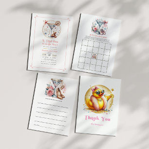 Convite Um Tini Está A Caminho Do Chá de fraldas