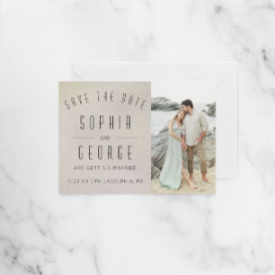 Convites para Casamento de Folhas Metálicas Modern