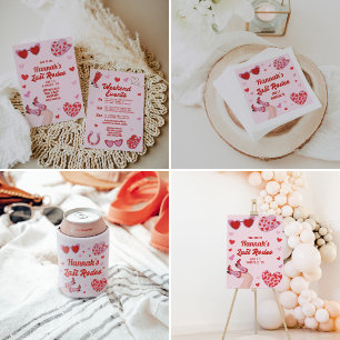 Adesivo Redondo Última Bachelorette Rodeo Cowgirl