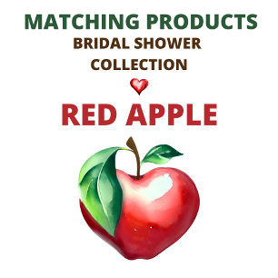 Convite Chá de panela Red Apple