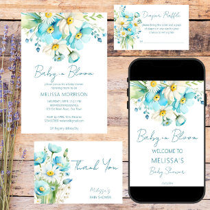 Prato De Papel Bebê em louça de chá de fraldas de verão de primav