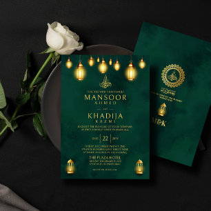 Adesivo Redondo Royal Emerald Green Dourado Monograma Floral Obrig