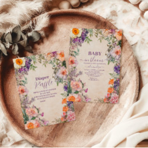 Convite Whimsical Watercolor Floral