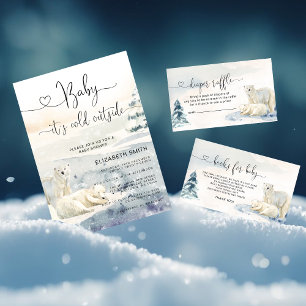 Polar Urso Mãe-Osa Poster Bar