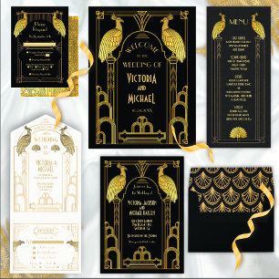 Convite de festas Gatsby do Excelente Flapper SpeE