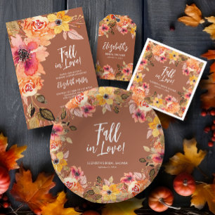 Flores de Orçamento em Convites de chá de panela P