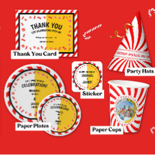 Adesivo Quadrado Celebração Dupla Aniversário do Tema Doces