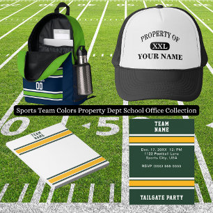 Camiseta Green Dourada White Sports Jersey Team Name Unisex