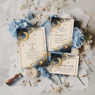 Convite Casamento de Astrologia Sombria