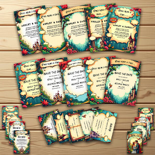 Reserve A Data Casamento Fairytale do Castelo da Floresta Encanta