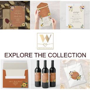 Reserve A Data Autumn Terracotta Dourado Casamento Floral