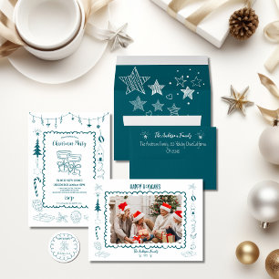 Convite Feriado de Quadrinho Whimsical