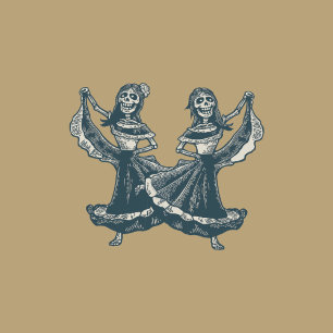 Quebra-cabeça Convite para Casamento Calaveras (Lésbica) (Cor 4)