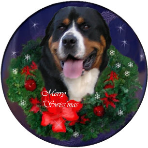 Cartão De Festividades Greater Swiss Mountain Dog Christmas Gifts