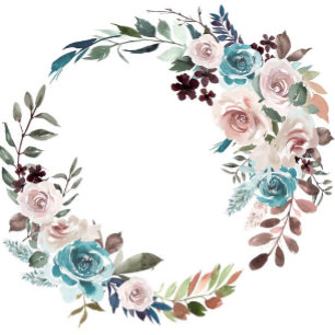 Convite Casamento de Peony de Cor de Água Chic Pink e Teal