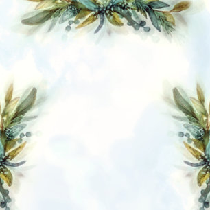 Convite Watercolor Greenery Wedding