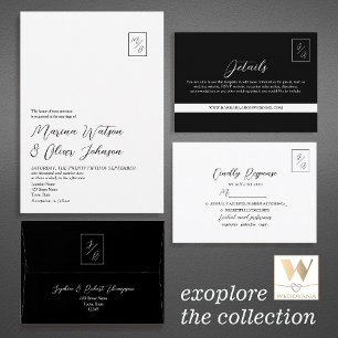 Gráfico de Assentos de Casamento Preto e Branco Mi