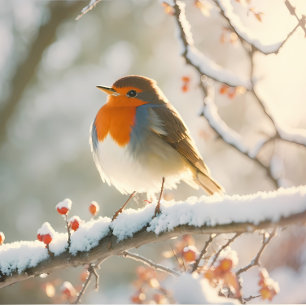 Cartão Postal Globo de Neve de Natal