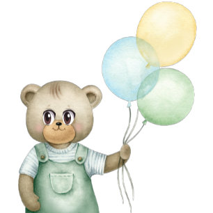 Sacolinha ursinho verde de peluda giro
